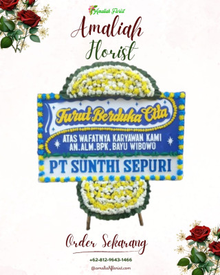 Papan Bunga Duka di Tanah Sereal